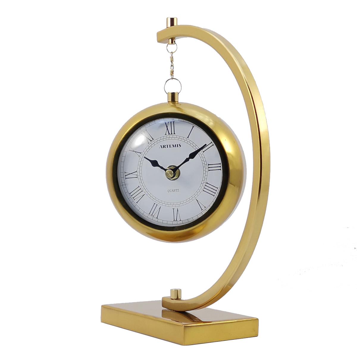 ساعت-رومیزی-آرتمیس-مدل-30260-گلد-طلایی