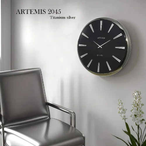 ساعت-دیواری-آرتمیس-مدل-2045-تیتان-سیلور-سایز-B-متوسط