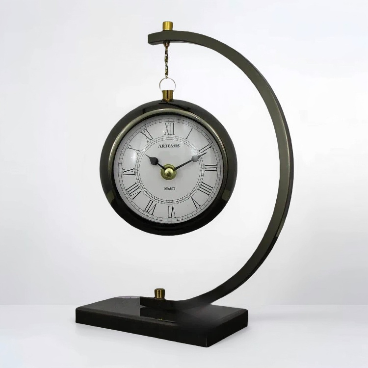ساعت رومیزی آرتمیس مدل 30260 تیتانیوم
