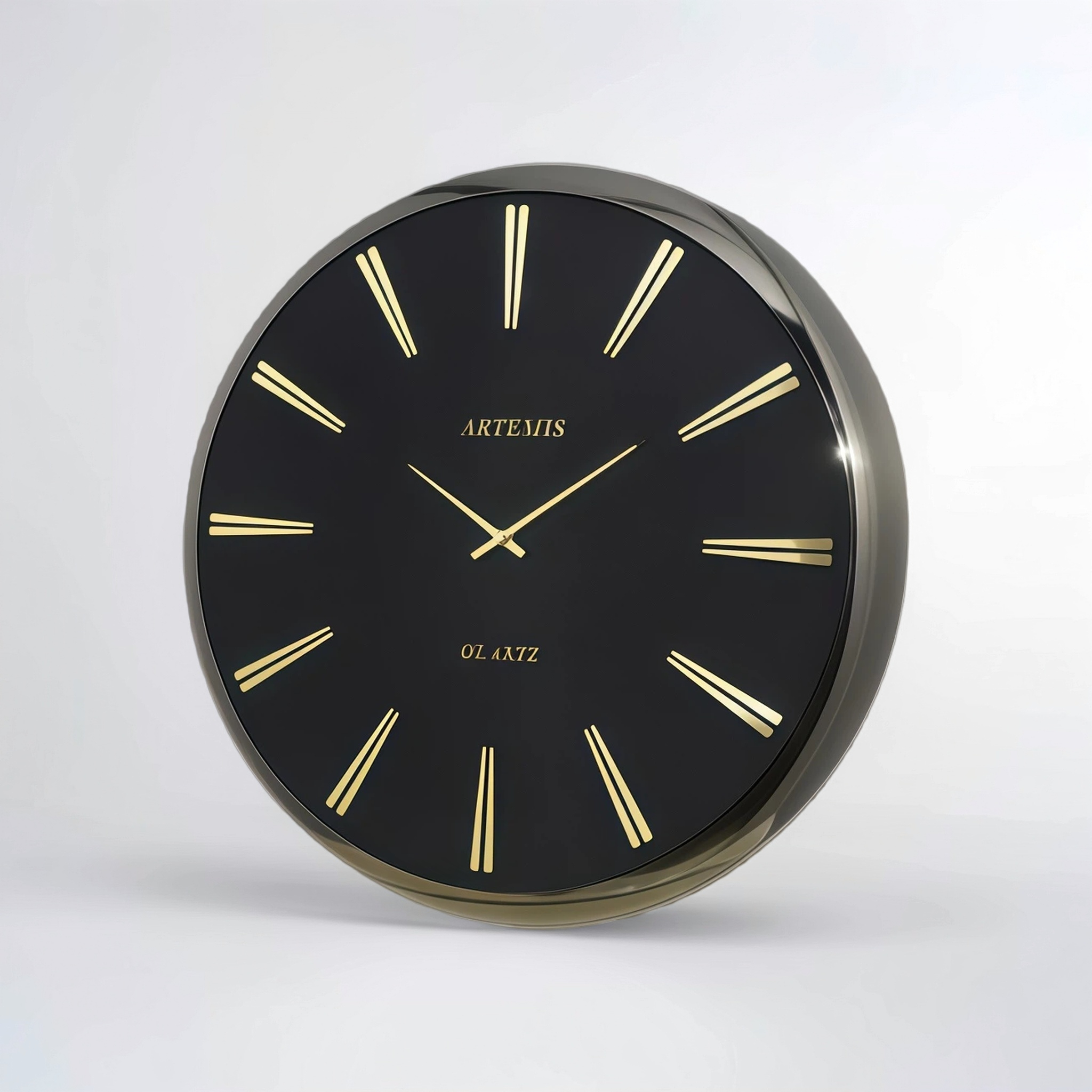 ساعت دیواری آرتمیس مدل 2045 تیتان گلد سایز B 
