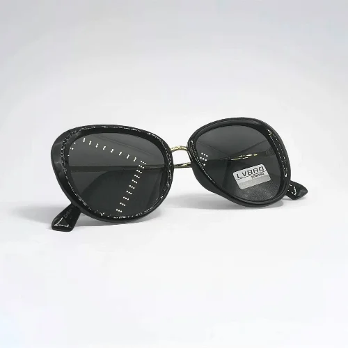 عینک آفتابی پروانه ای مشکی پلاریزه