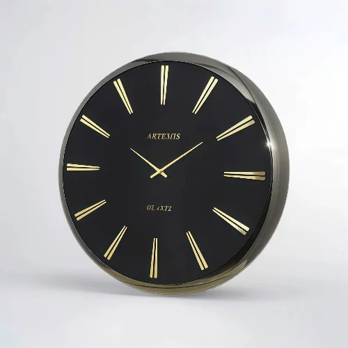 ساعت دیواری آرتمیس مدل 2045 تیتان گلد سایز B (متوسط)