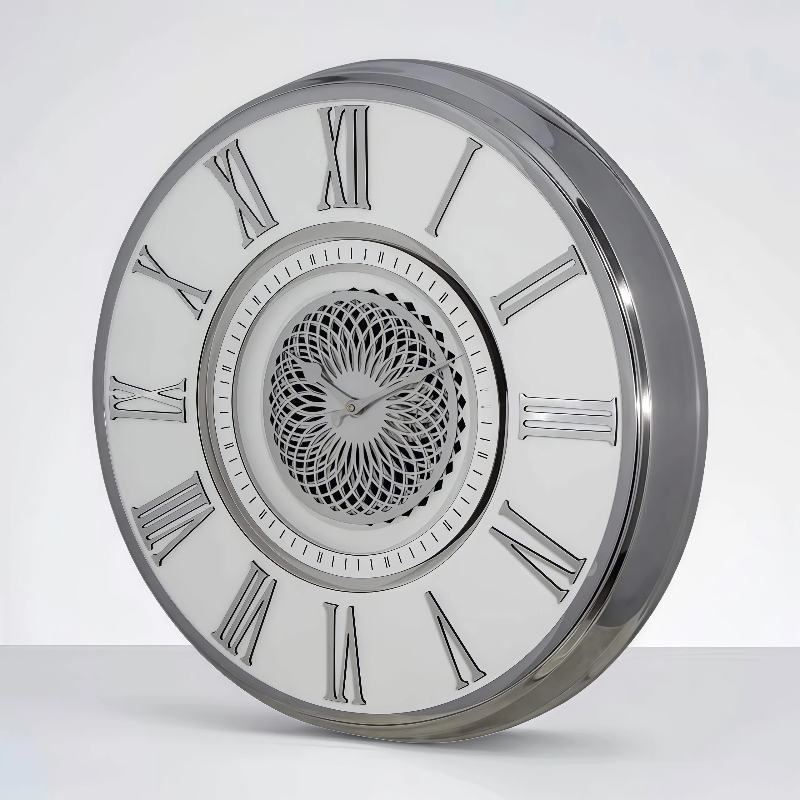 ساعت دیواری آرتمیس مدل 2044 سیلور صفحه سفید