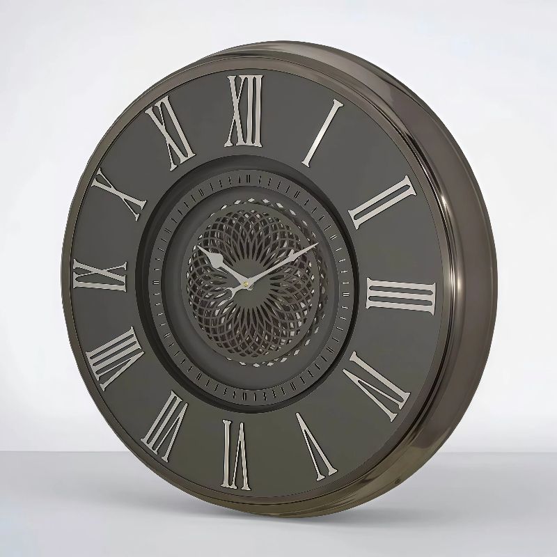 ساعت دیواری آرتمیس مدل 2044 تیتانیوم سیلور 