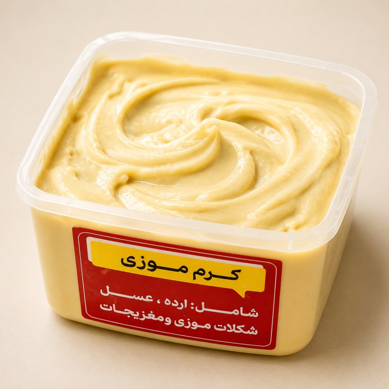 کرم ارده موزی 200 گرم